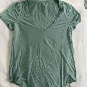 Lululemon teal v neck shirt